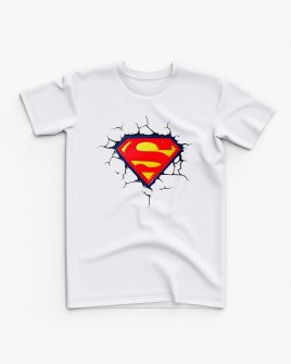 Футболка дитяча з принтом Логотип Superman V103
