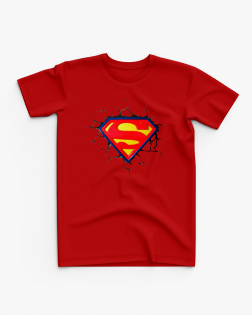 Футболка дитяча з принтом Логотип Superman V103 Футболка дитяча з принтом Логотип Superman V103