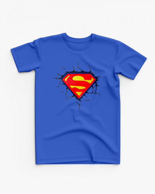 Футболка дитяча з принтом Логотип Superman V103 Футболка дитяча з принтом Логотип Superman V103
