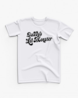 Футболка дитяча з принтом Daddys Lil monster