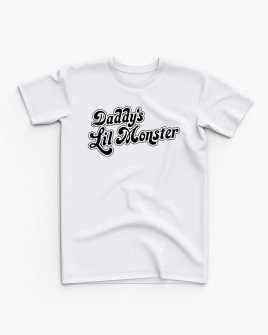 Футболка дитяча з принтом Daddys Lil monster