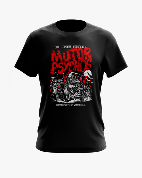 Футболка чоловіча з принтом Motor Psychos Футболка чоловіча з принтом Motor Psychos
