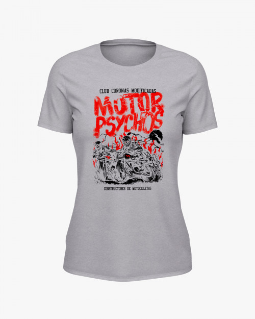 Футболка жіноча з принтом Motor Psychos Футболка жіноча з принтом Motor Psychos