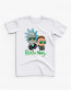 Футболка дитяча з принтом Rick and Morty в навушниках Футболка дитяча з принтом Rick and Morty в навушниках