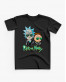 Футболка дитяча з принтом Rick and Morty в навушниках Футболка дитяча з принтом Rick and Morty в навушниках