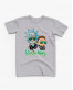 Футболка дитяча з принтом Rick and Morty в навушниках Футболка дитяча з принтом Rick and Morty в навушниках