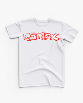 Футболка дитяча з принтом Логотип Roblox
