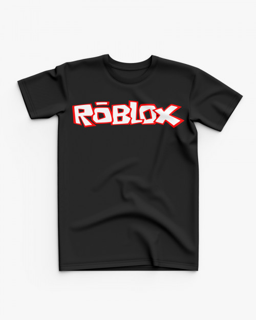 Футболка дитяча з принтом Логотип Roblox Футболка дитяча з принтом Логотип Roblox