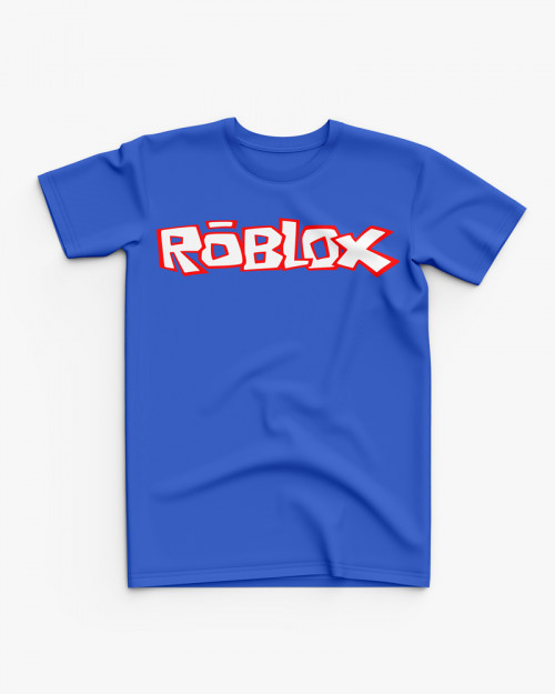 Футболка дитяча з принтом Логотип Roblox Футболка дитяча з принтом Логотип Roblox