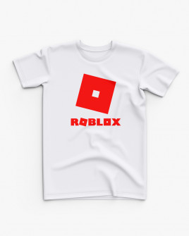 Футболка дитяча з принтом Логотип квадрат Roblox