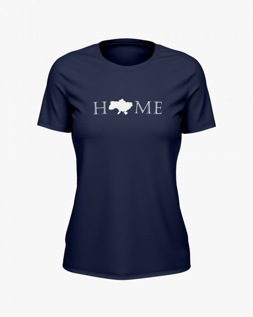 Футболка жіноча з принтом Home V15 Футболка жіноча з принтом Home V15