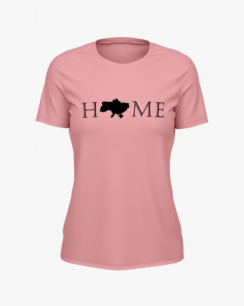 Футболка жіноча з принтом Home V15 Футболка жіноча з принтом Home V15