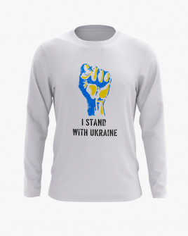 Світшот жіночий з принтом Stand with Ukraine