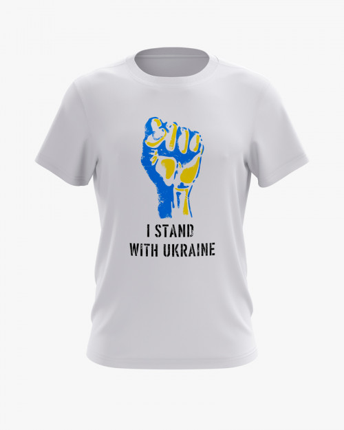 Футболка чоловіча з принтом Stand with Ukraine Футболка чоловіча з принтом Stand with Ukraine