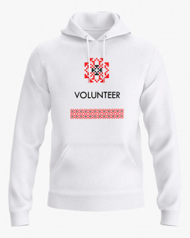Худі жіночий з принтом Volunteer
