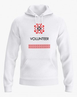 Худі жіночий з принтом Volunteer