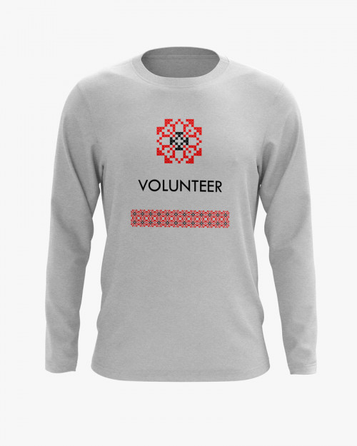 Світшот чоловічий з принтом Volunteer Світшот чоловічий з принтом Volunteer