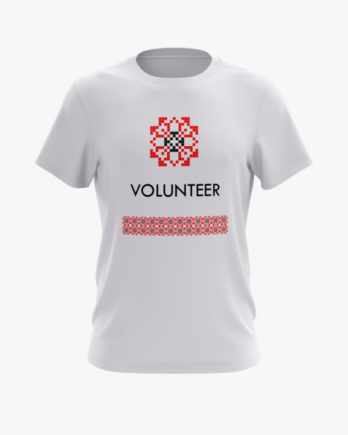 Футболка чоловіча з принтом Volunteer Футболка чоловіча з принтом Volunteer