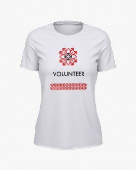 Футболка жіноча з принтом Volunteer