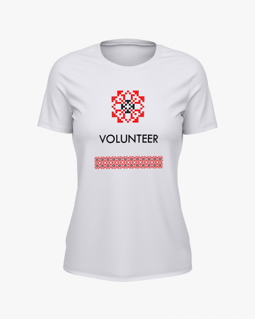 Футболка жіноча з принтом Volunteer Футболка жіноча з принтом Volunteer