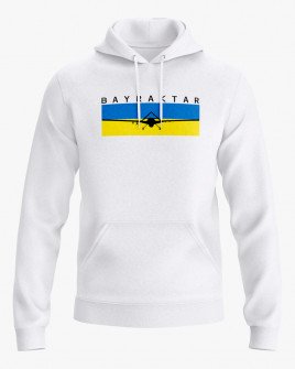 Худі чоловічий з принтом Байрактар V56