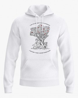 Худі чоловічий з принтом Червона калина V103