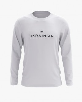 Свитшот мужской с принтом Im ukrainian