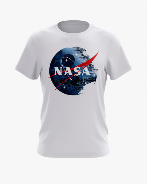 Футболка чоловіча з принтом Star Wars з логотипом NASA Футболка чоловіча з принтом Star Wars з логотипом NASA