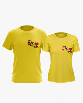Футболки парні з принтом Love V24