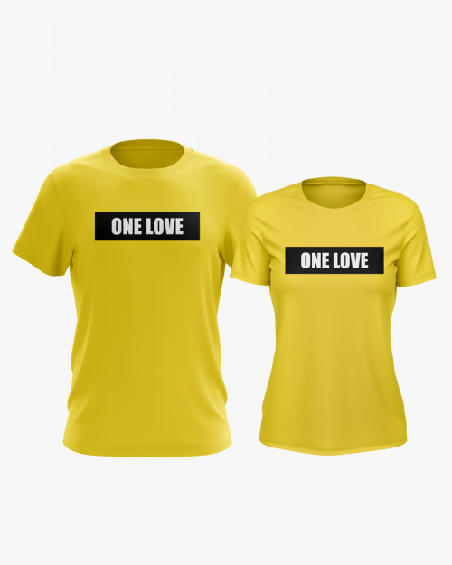Футболки парні з принтом Love V25 Футболки парні з принтом Love V25