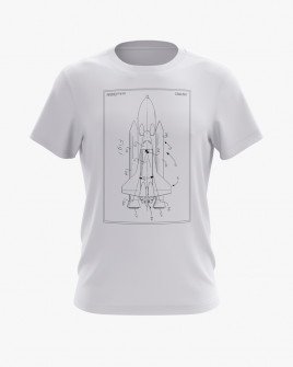 Футболка чоловіча з принтом Space Shuttle